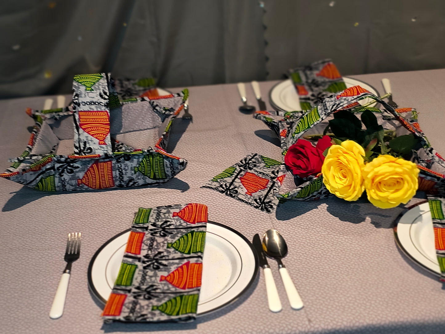 Nappe de table grise
