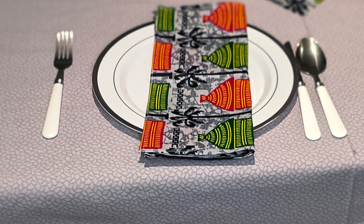 Nappe de table grise