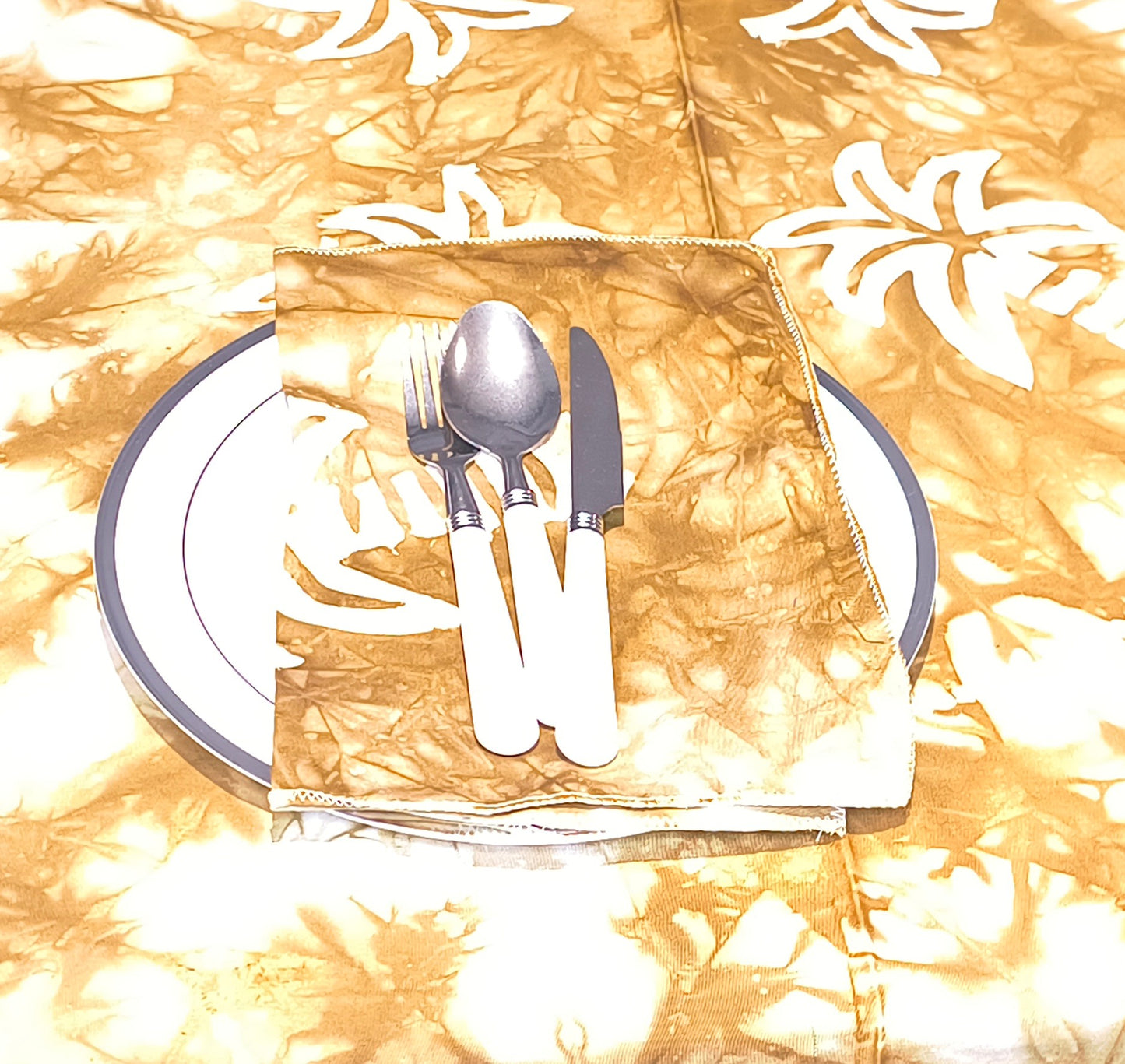 Nappe de table jaune