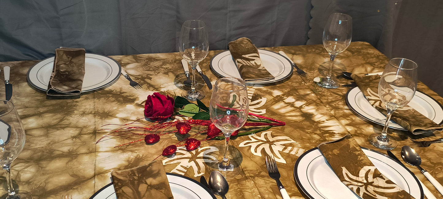 Nappe de table jaune