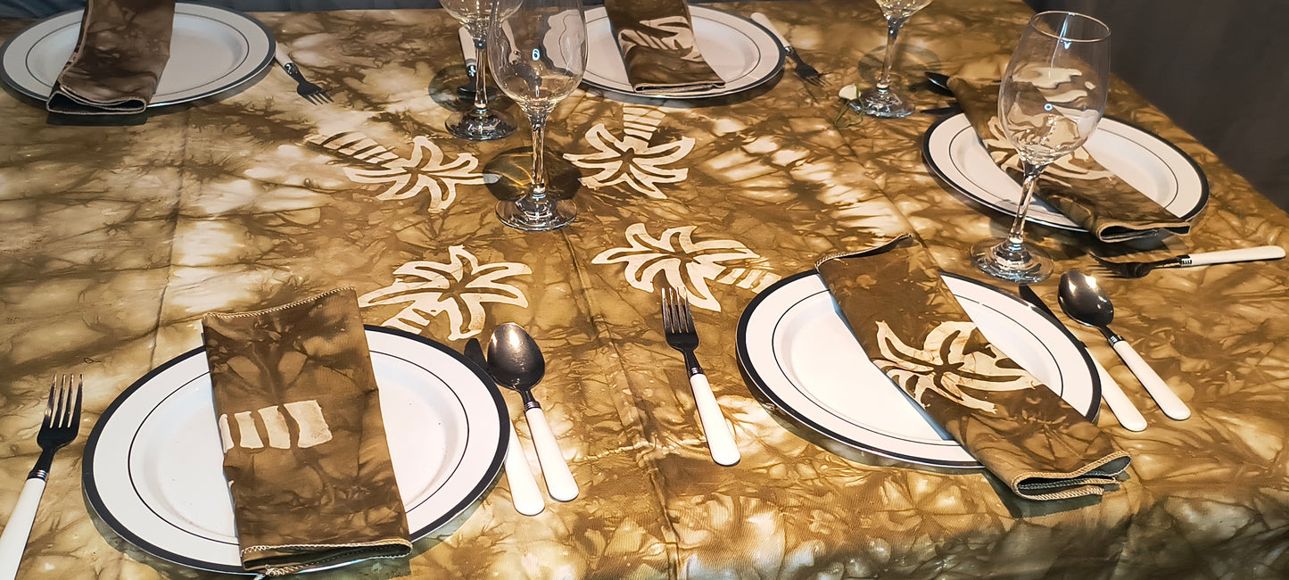 Nappe de table jaune