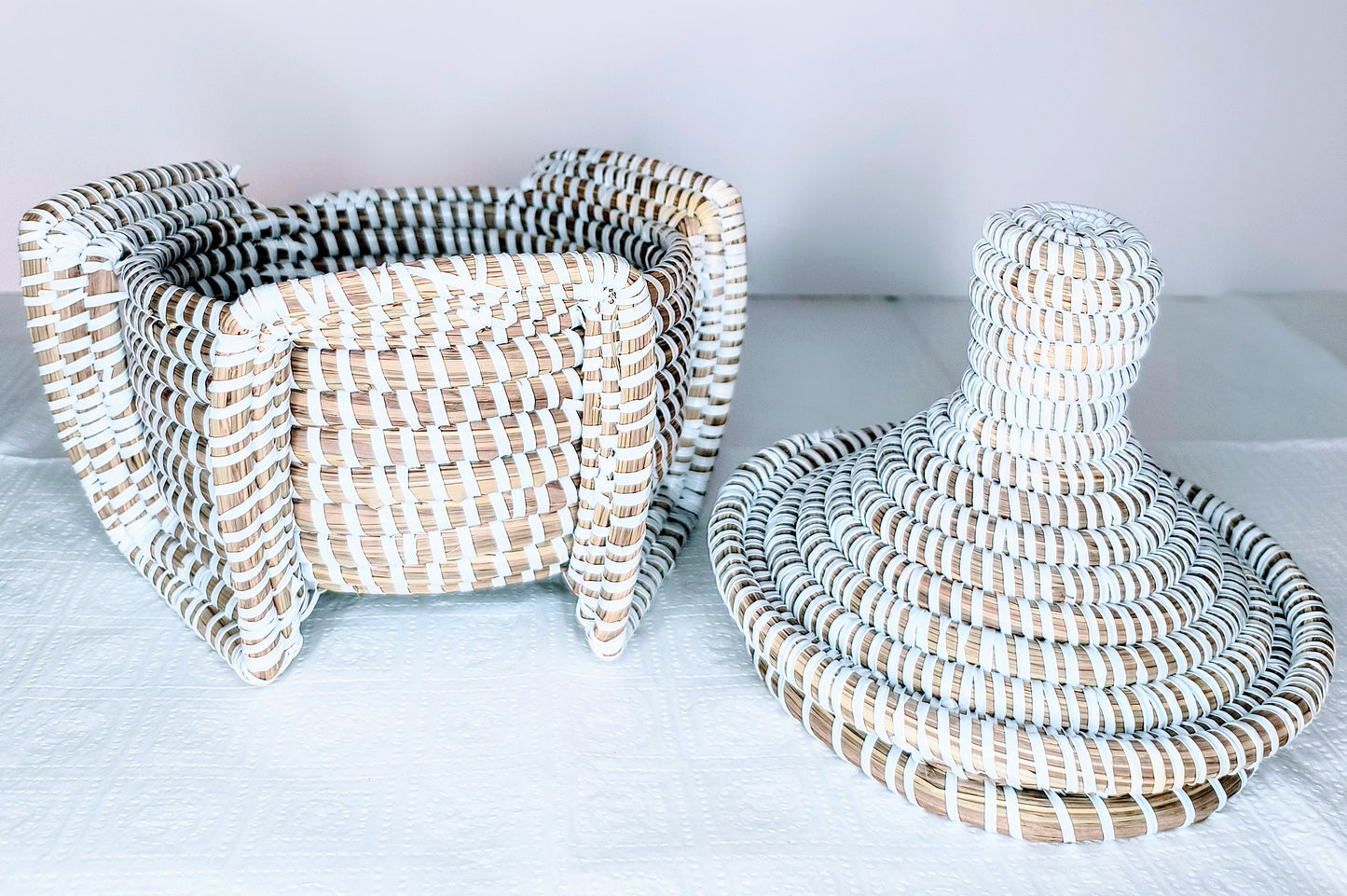 Panier en forme de case