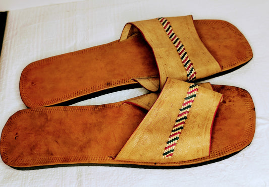 Sandales en cuir pour femme