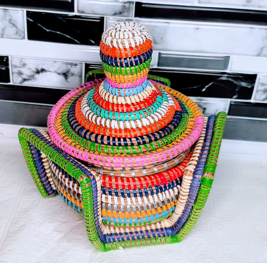 Panier en forme de case