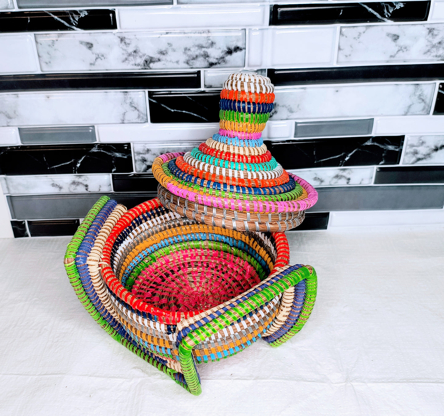 Panier en forme de case