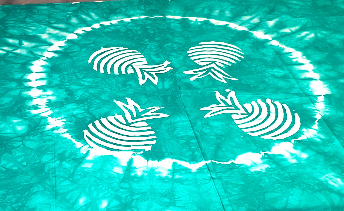 Nappe de table verte