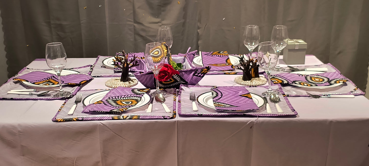 Nappe de table violette