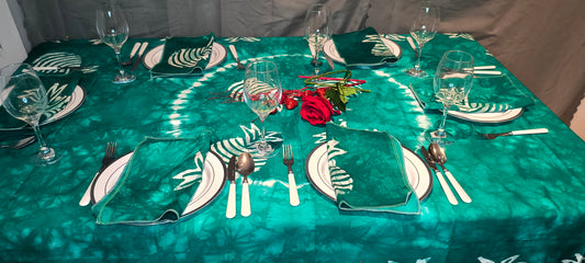 Nappe de table verte