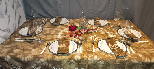 Nappe de table jaune